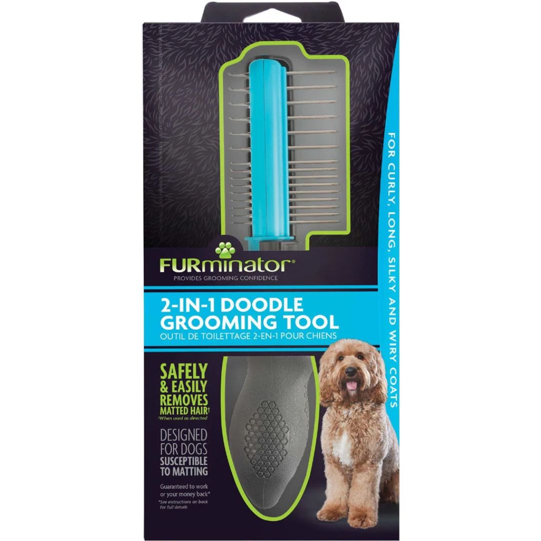 FURMINATOR DOODLE 2-IN-1 GROOMING TOOL