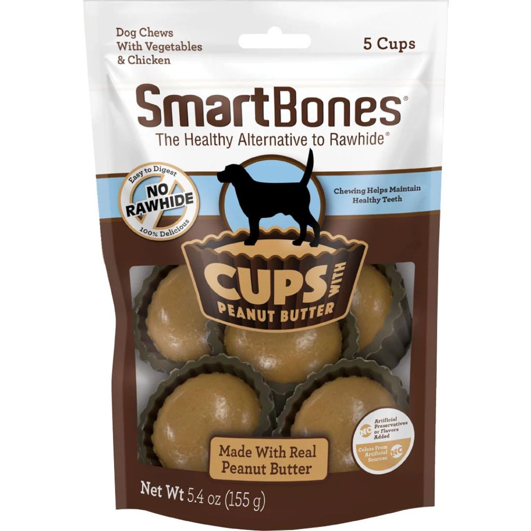 SMARTBONES PEANUT BUTTER CUPS 5PK