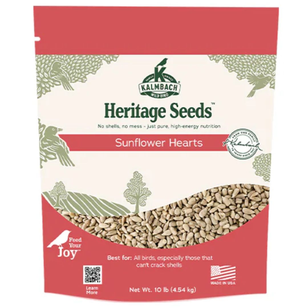 SUNFLOWER HEARTS HERITAGE SEEDS 10LB