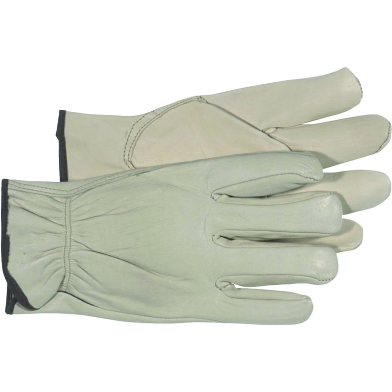 COWHIDE DRIVER ECONOMY GLOVES MED
