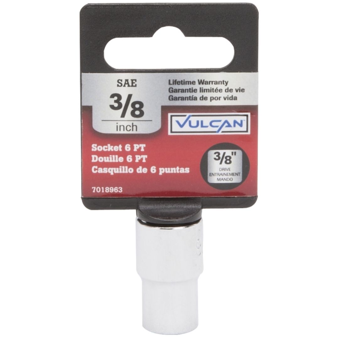 DRIVE SOCKET 3/8 IN SOCKET 3/8 IN DRIVE 6 PT