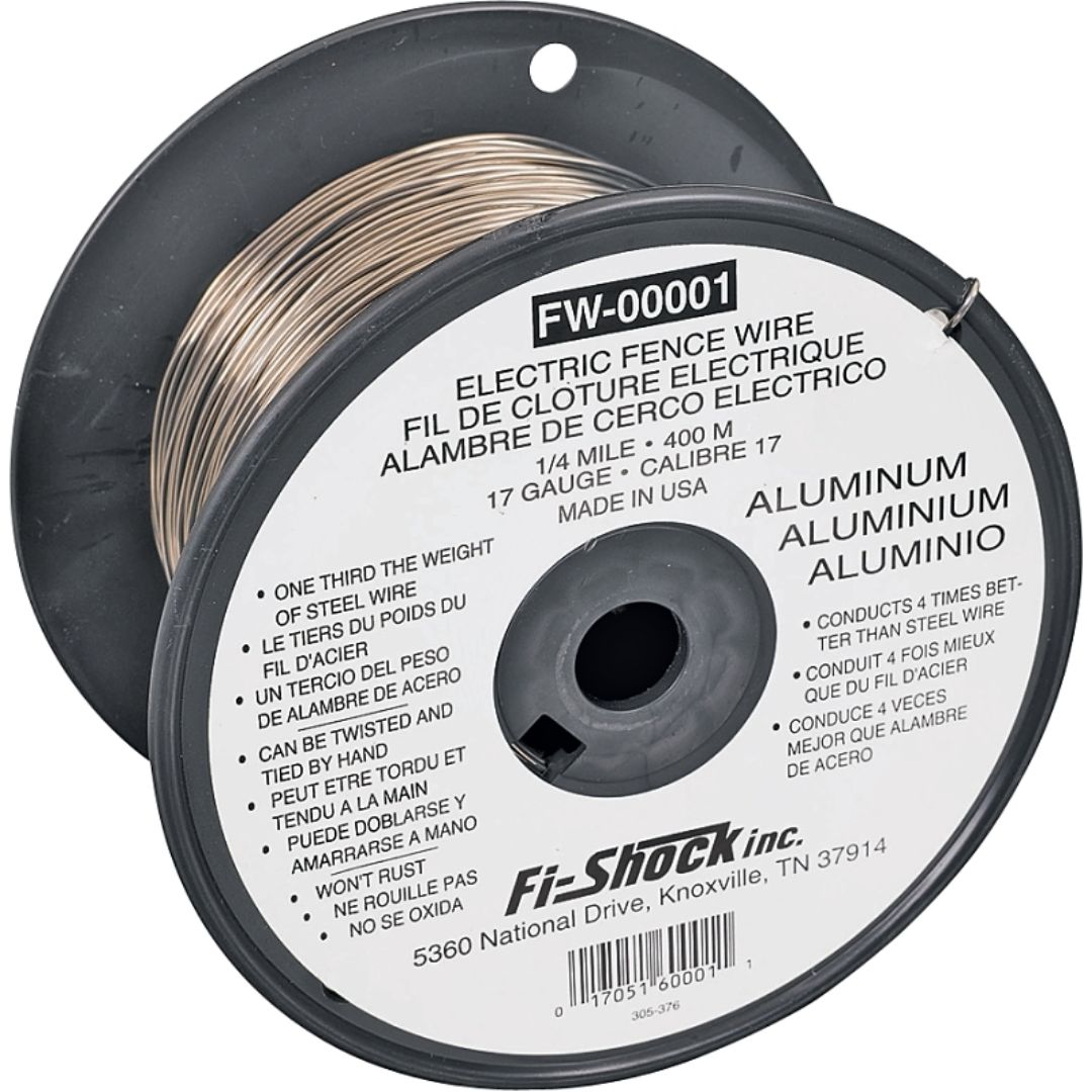 FENCE WIRE ALUMINUM 17 GAUGE 1/4 MILE