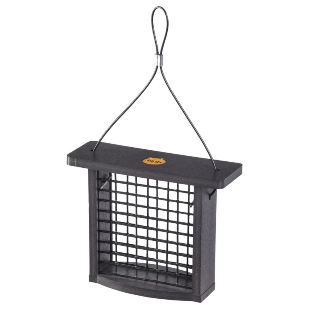 BIRD'S CHOICE SUET FEEDER BLACK