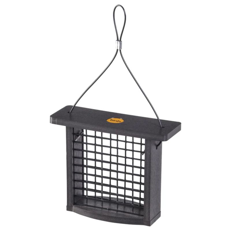 BIRD'S CHOICE SUET FEEDER BLACK