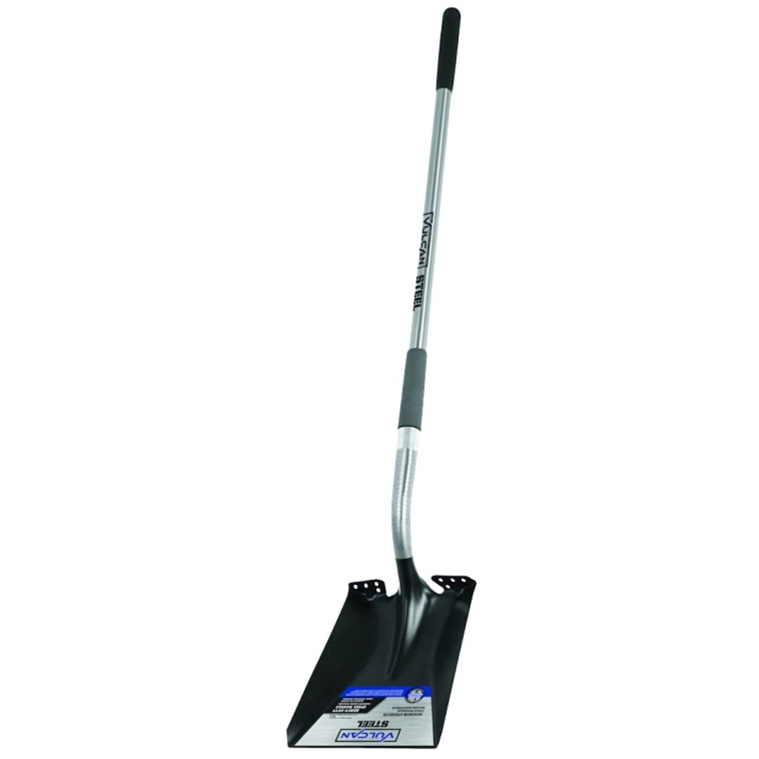 SHOVEL SQUARE POINT STEEL LONG HANDLE VULCAN