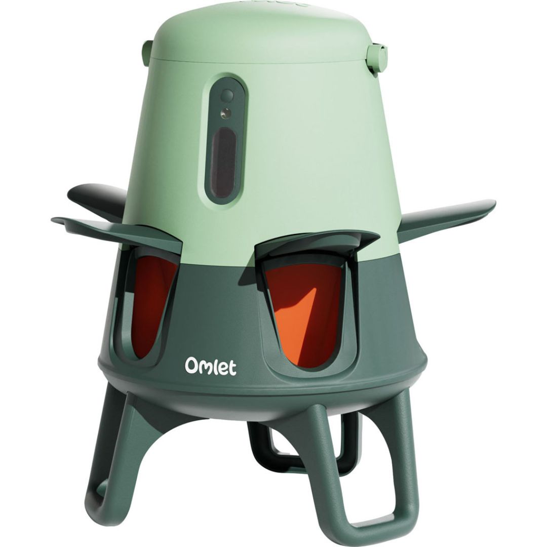OMLET SMART NO WASTE CHICKEN FEEDER SAGE 12LB