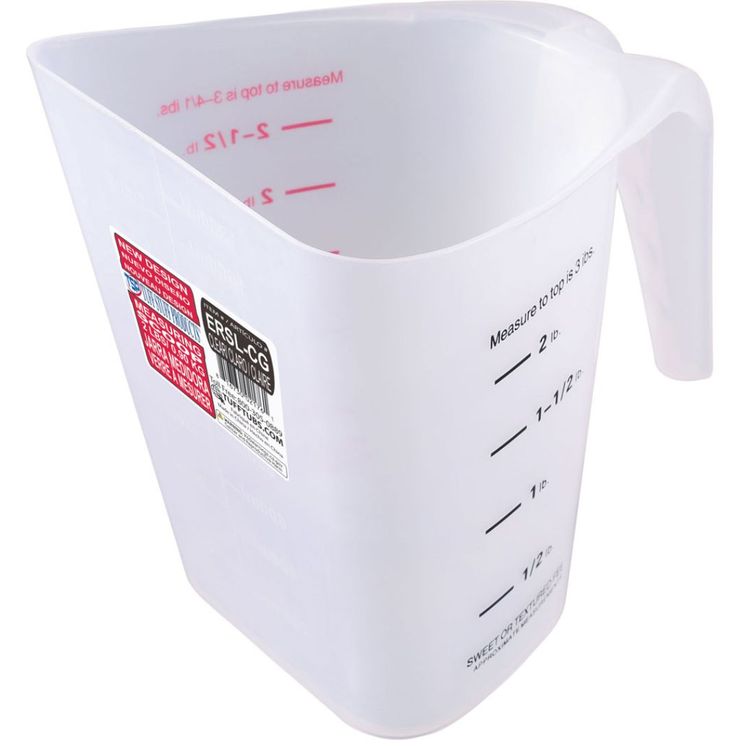 TUFF STUFF ERGONOMIC WET OR DRY MEASURING SCOOP 2LB