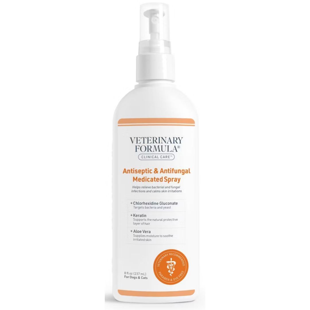 VETERINARY SELECT ANTISEPTIC &amp; ANTIFUNGAL MEDICATED SPRAY 8OZ