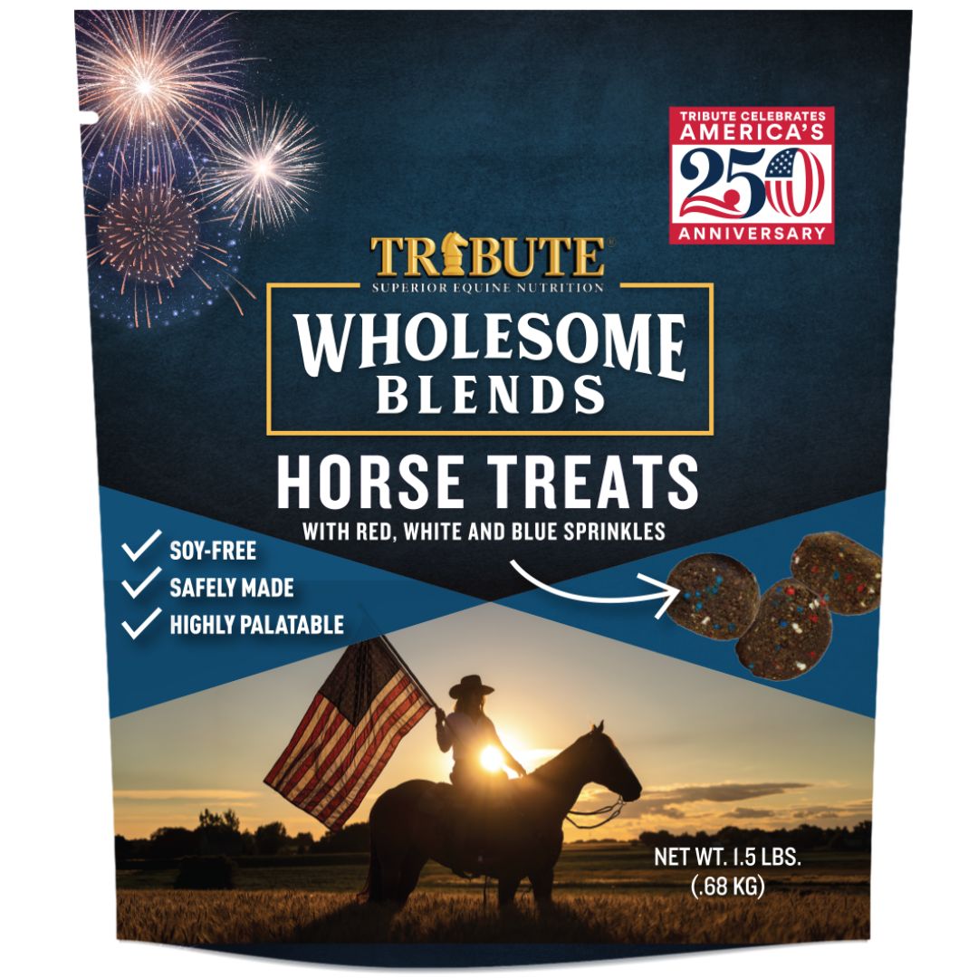 TRIBUTE PATRIOTIC HORSE TREATS 1.5LB WHOLESOME BLENDS