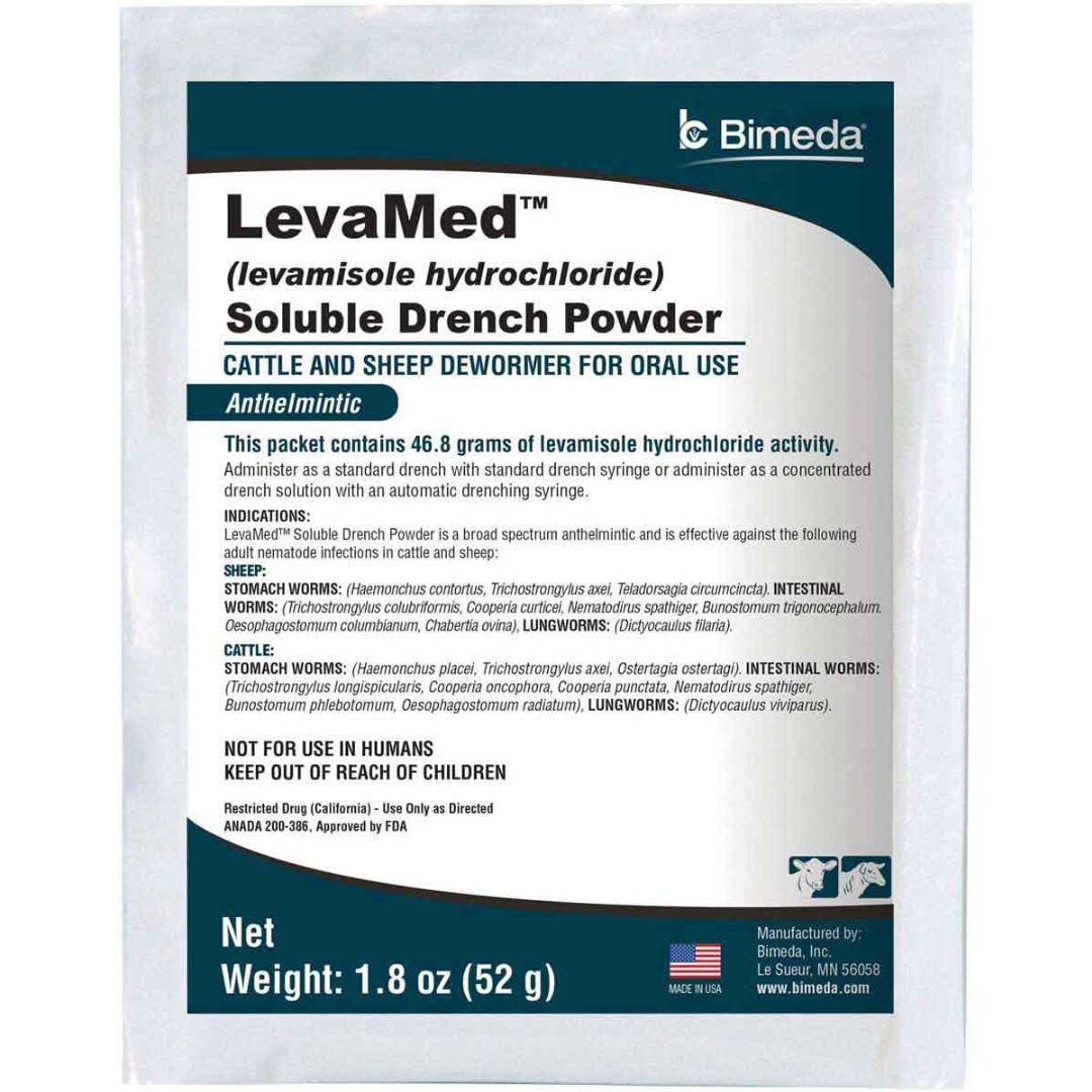 LEVAMED SOLUBLE DRENCH POWDER 1.8OZ (52 G)