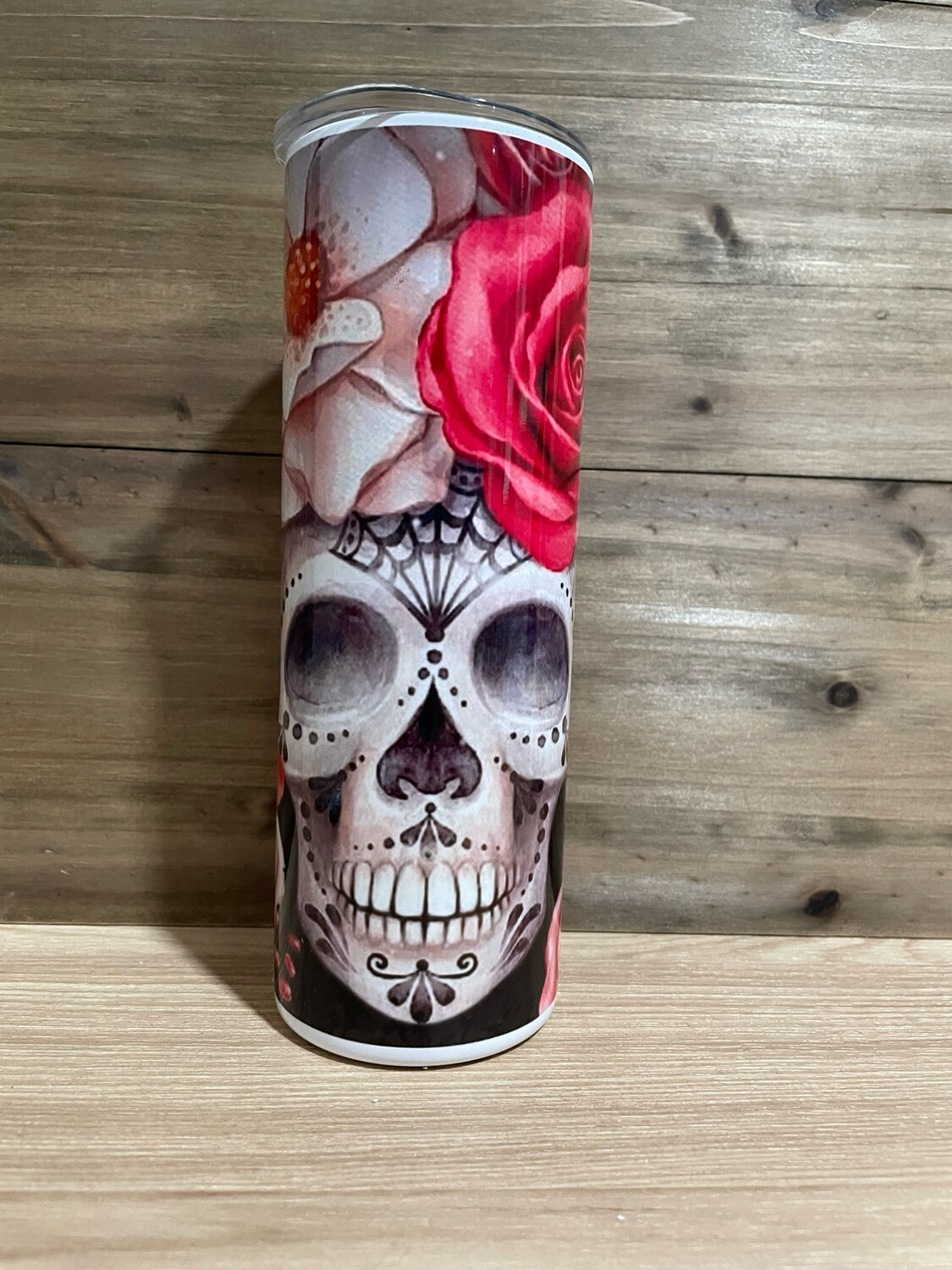 Sugar Skull with Roses