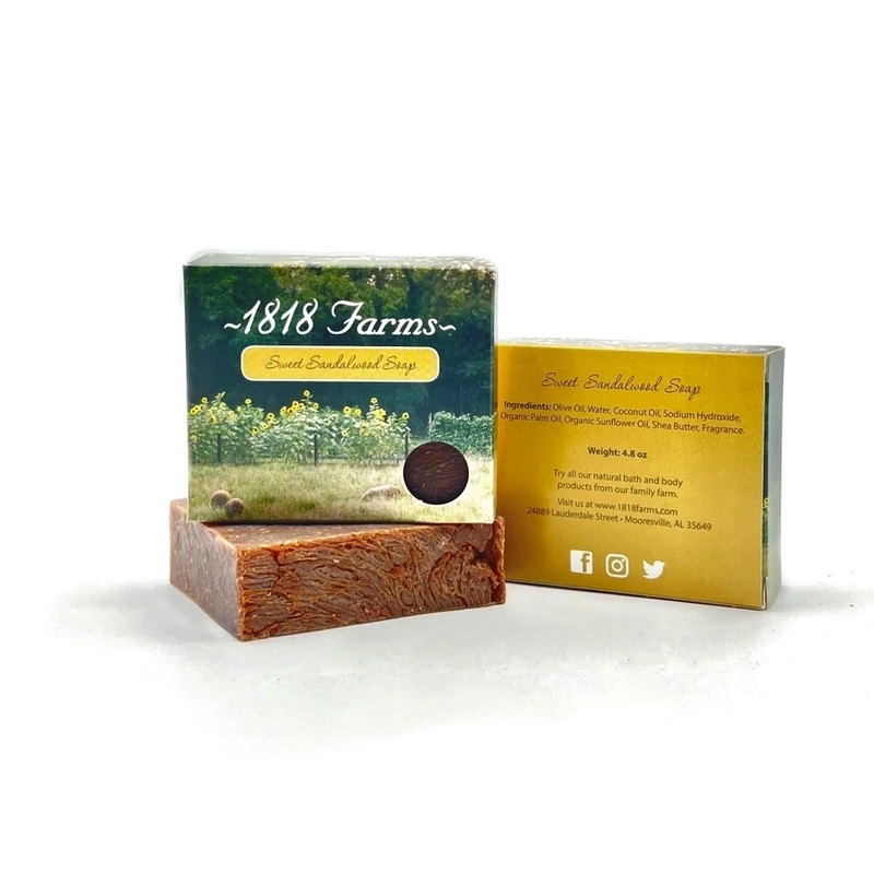 1818 Farms - Hand Crafted Soap - Sweet Sandalwood