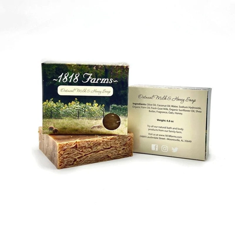 1818 Farms - Hand Crafted Soap - Oatmeal Milk and Honey