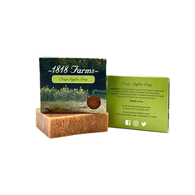 1818 Farms - Hand Crafted Soap - Crisp Apple