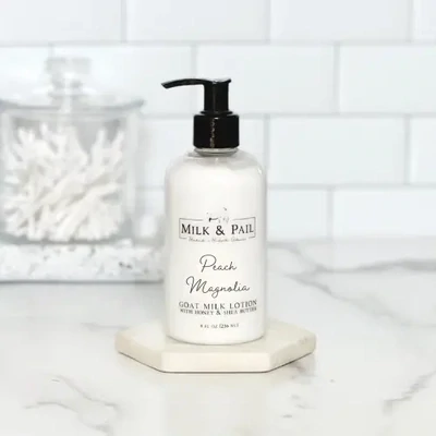 Milk &amp; Pail - Peach Magnolia Goat Milk Lotion 8oz