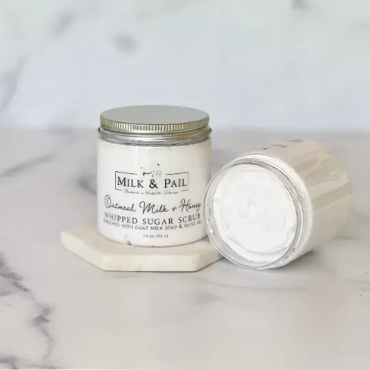 Milk &amp; Pail - Oatmeal, Milk &amp; Honey Whipped Sugar Scrub