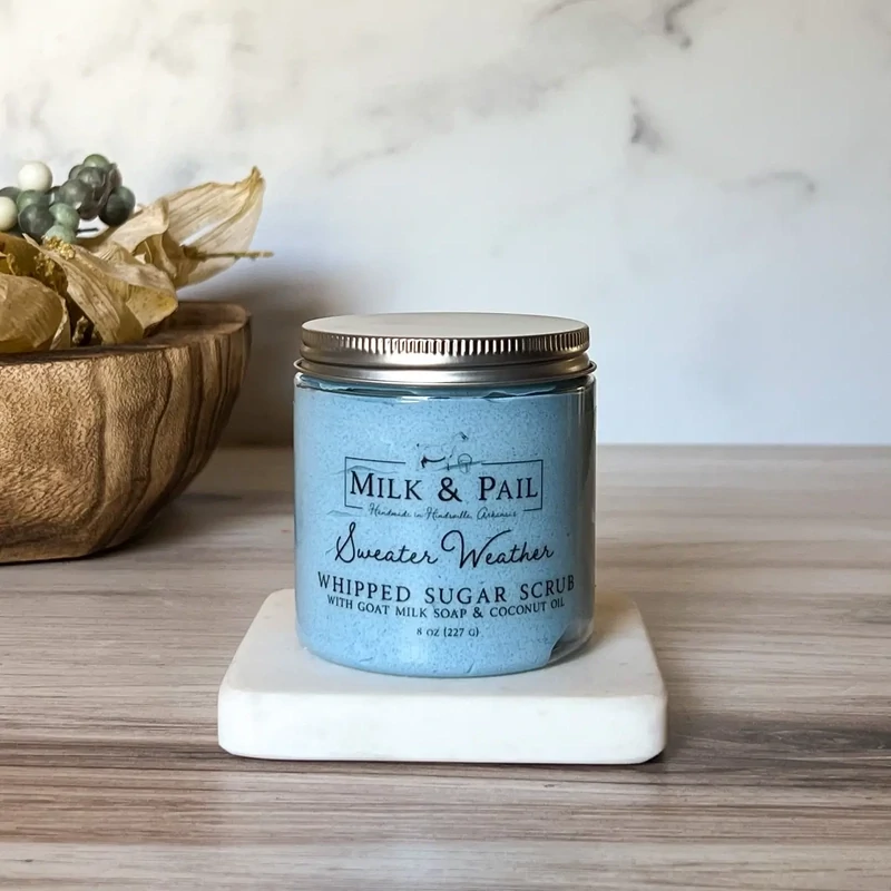 Milk &amp; Pail - Sweater Weather Whipped Sugar Scrub