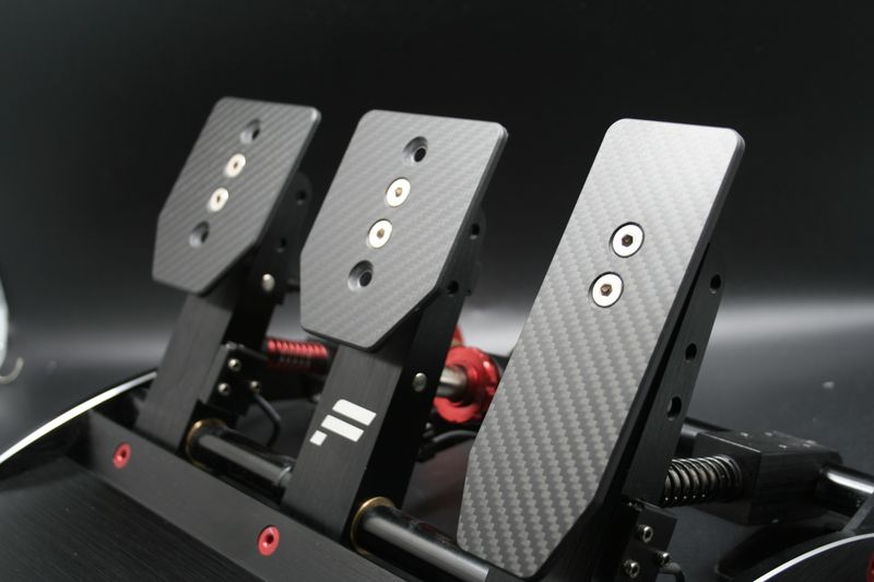 Twill Carbon Pedalplatten Tuning-Kit für Fanatec Clubsport V3 – Echt-Carbon Upgrade