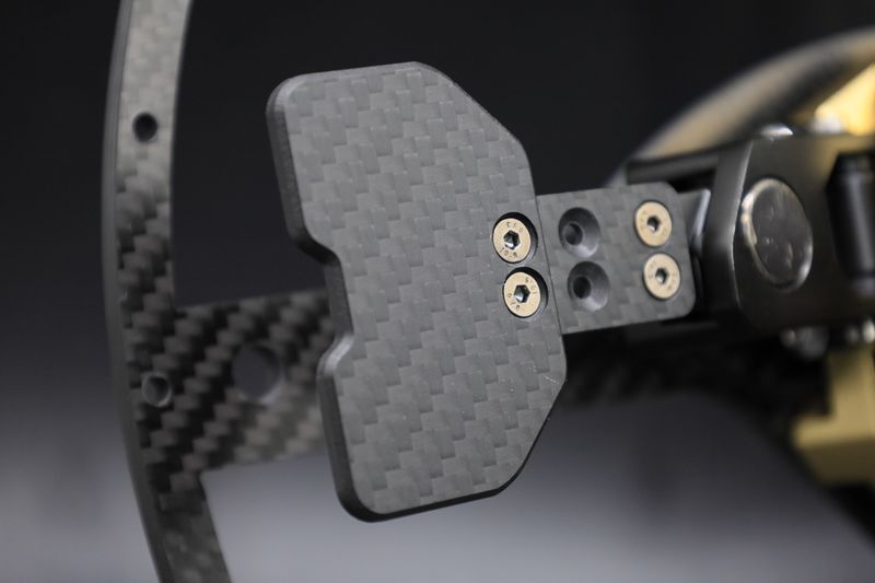 Twill Carbon Schaltwippen im BMW M4 GT3 Stil – für Fanatec, Moza und weitere