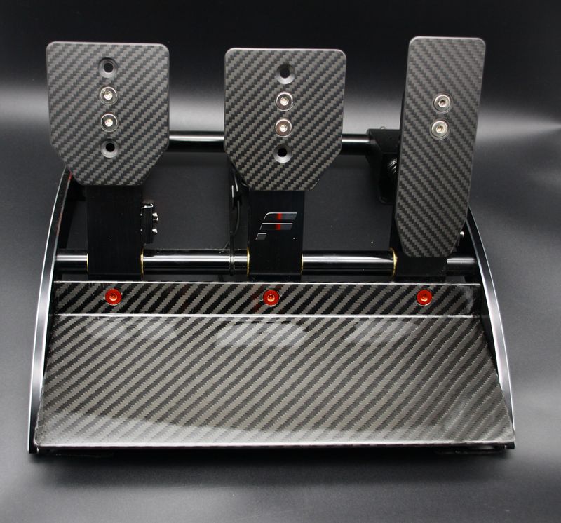 Carbon Kohlefaser Fußablage Footrest für Fanatec Clubsport V3 Pedale
