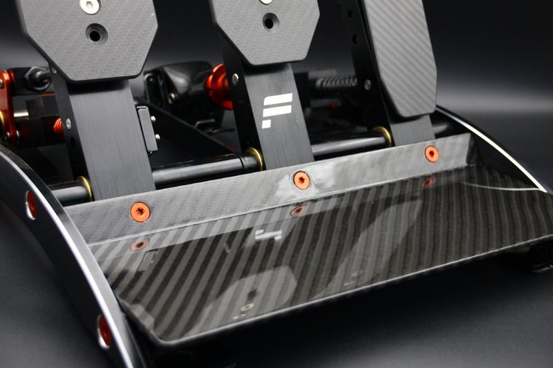 Carbon Kohlefaser Fußablage Footrest für Fanatec Clubsport V3 Pedale