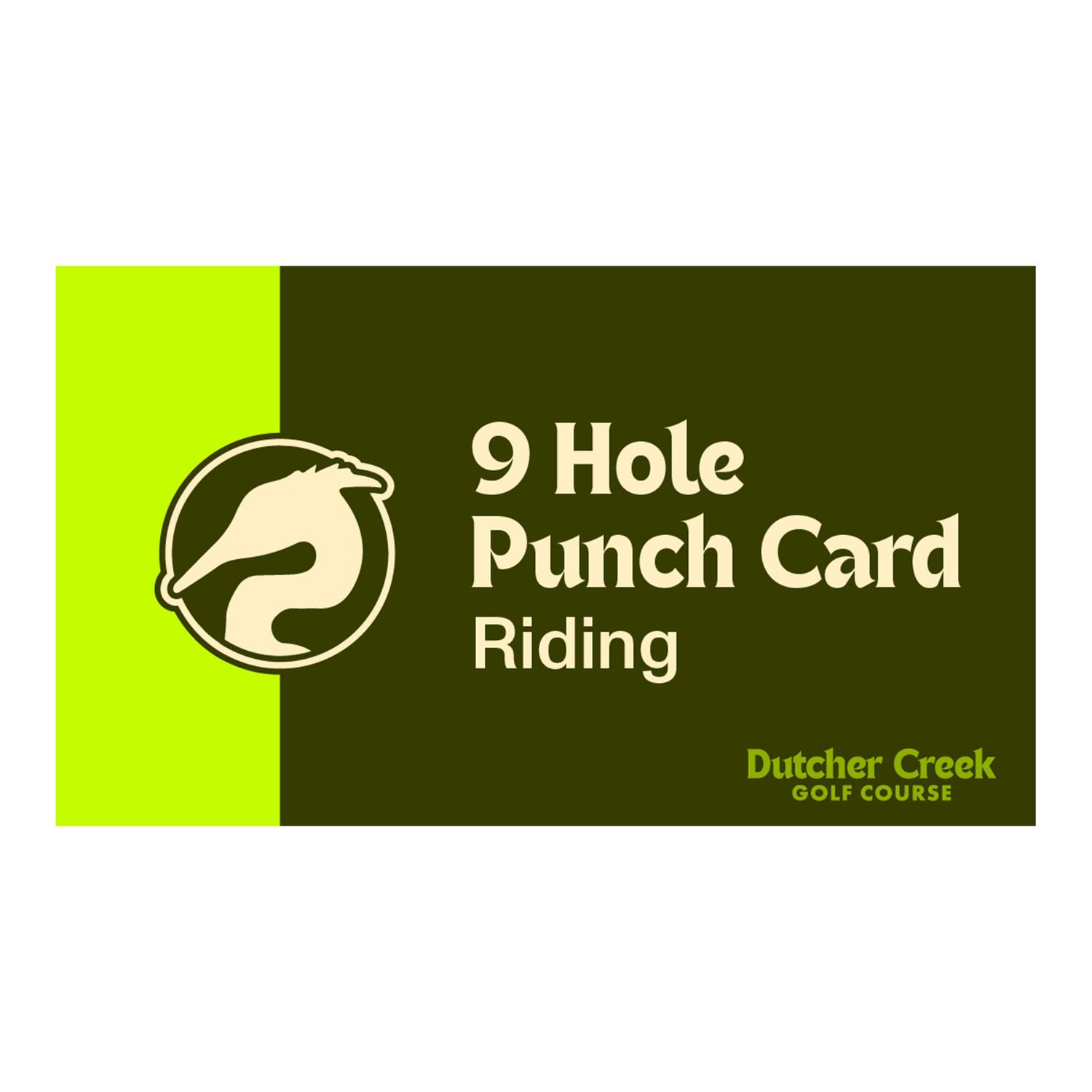 Riding 9 Punch Card
