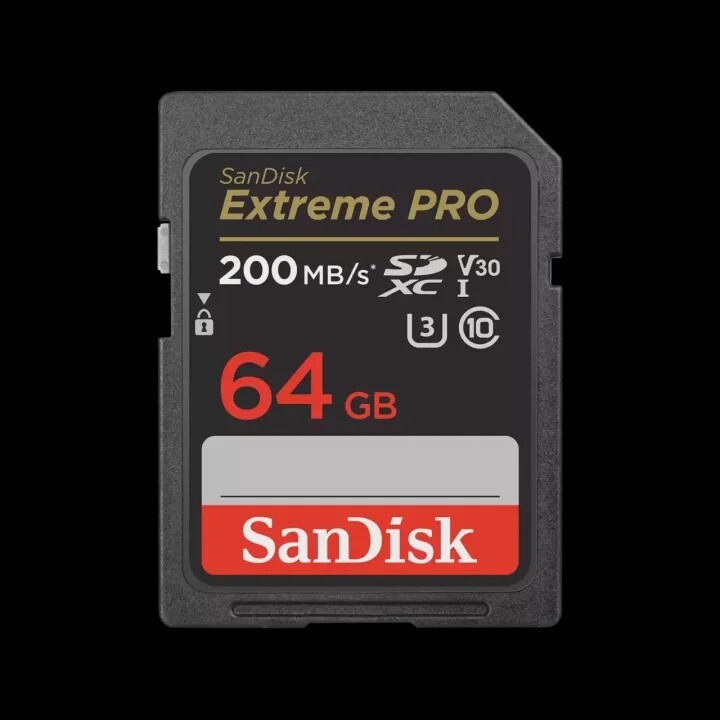 SanDisk Extreme Pro SDXC 64gb SD Card
