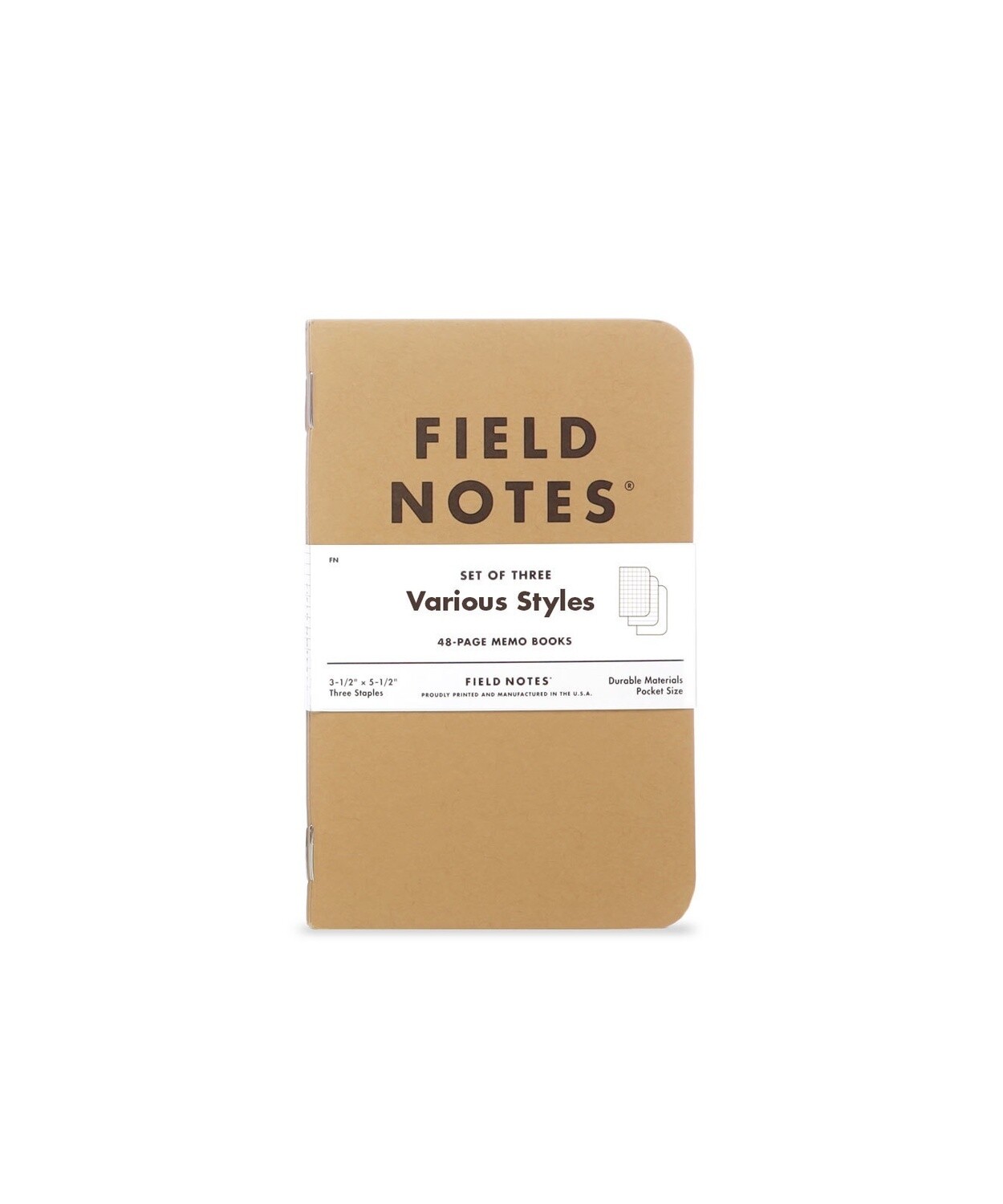 Field Notes &#39;Original Craft&#39; Note Book - 3 Pack
