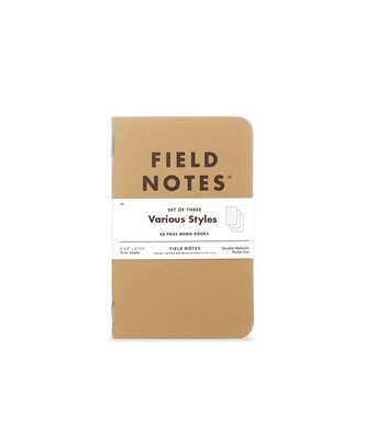 Field Notes 'Original Craft' Note Book - 3 Pack