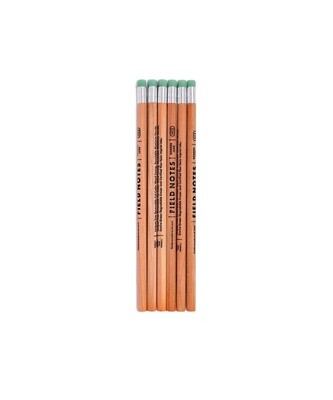 Field Notes No.2 Woodgrain Pencil - 6 Pack