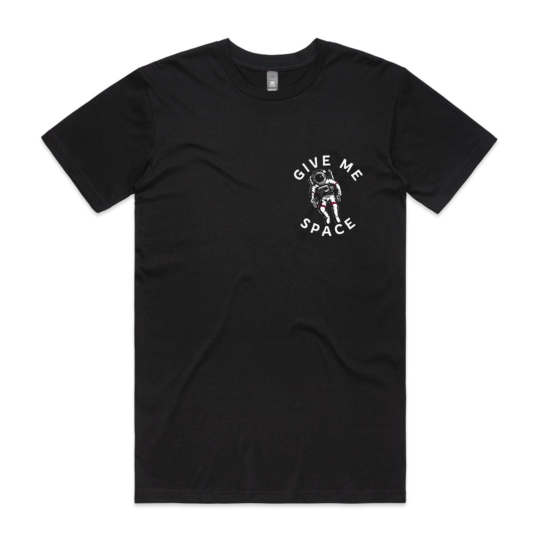 Give Me Space T-Shirt, Size: Small, Colour: Black