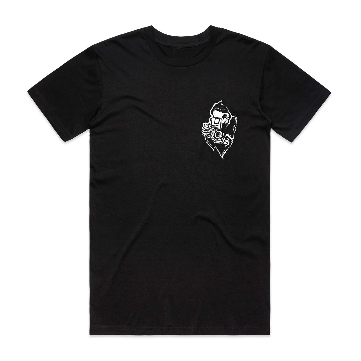 Death Lens T-Shirt, Size: Small, Colour: Black