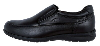 Fluchos Luca Men&#39;s Moccasins Comfort Flexibles Black Leather 8499