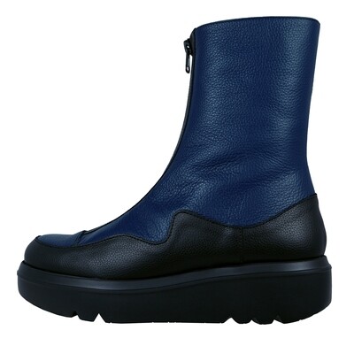Wonders Livia Women&#39;s Boots With Platform Light Blue Leather A-2822