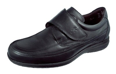 Fluchos Luca Men&#39;s Shoes Comfort Flexibles Black Leather 8782