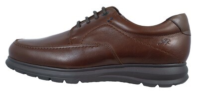 Fluchos Zeta Men&#39;s Brown Leather Lightweight Shoes F0602