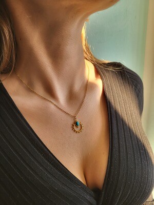 Aquamarin Kette