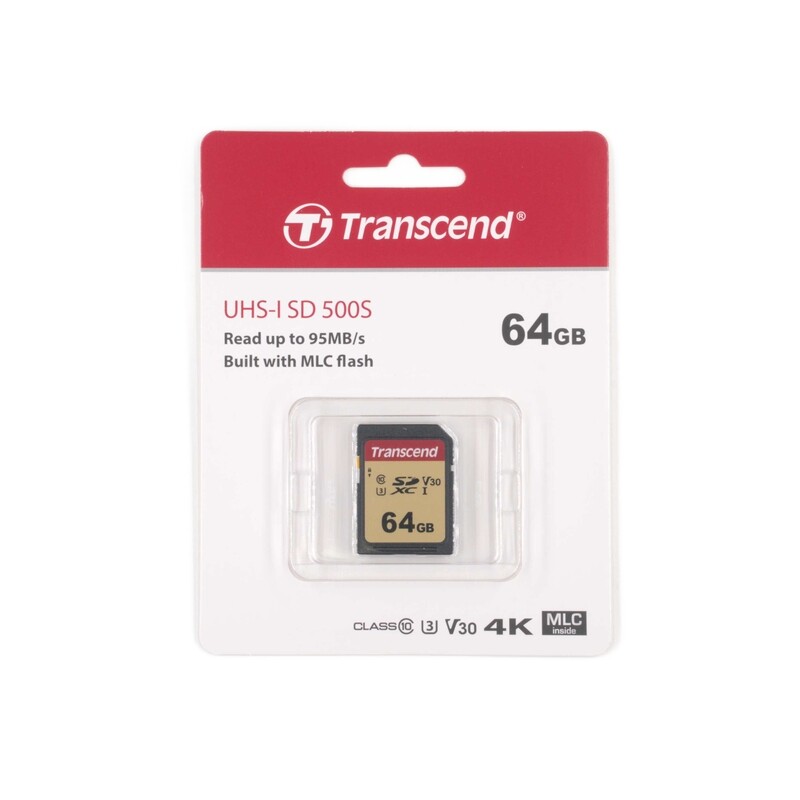 Transcend 64GB SD 500s