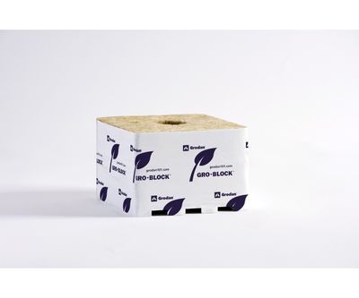 Grodan Gro-Block, Jumbo Improved 6&quot; x 6&quot; 4&quot; case of 64