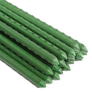 Grow1 4&#39; Steel Stake Plant Supports 5/16&quot; (20pcs)