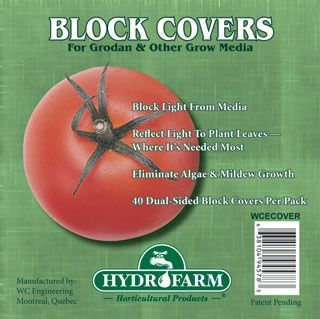 6&quot; Rockwool Block Cover, pack of 40