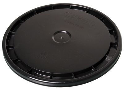 5 Gallon Bucket Lid, Black w/Gasket