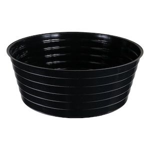 Black Deep Pot Saucer