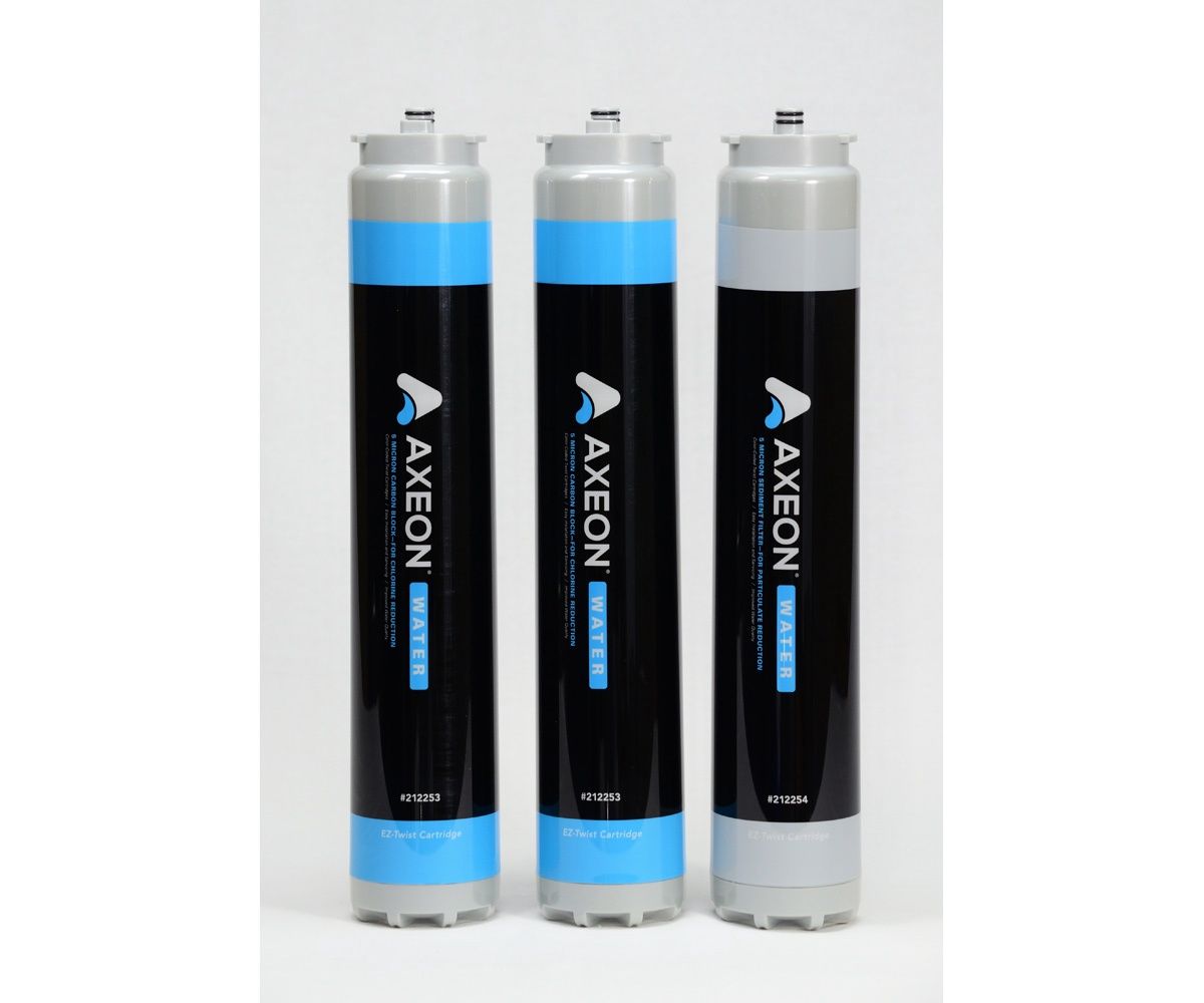 AXEON HYDRO FILTER CARTRIDGE, 3-PACK, TWIST-LOCK, 5 MIC