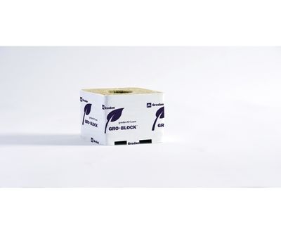 Gro Block Improved Medium 4&quot;GR7,5 w/ hole 4&quot;x4&quot;3.1&quot; Shrink/Strip