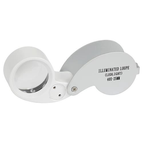 Grower&#39;s Edge Illuminated Magnifier Loupe 40x