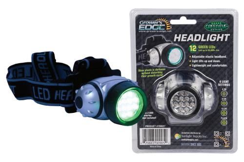 Grower&#39;s Edge Green Eye LED Headlight