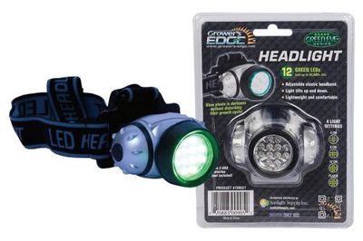 Grower&#39;s Edge Green Eye LED Headlight