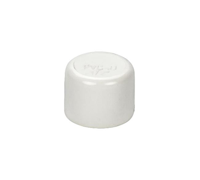 PVC Schedule 40 - End Cap Socket, Size: 1/2 INCH