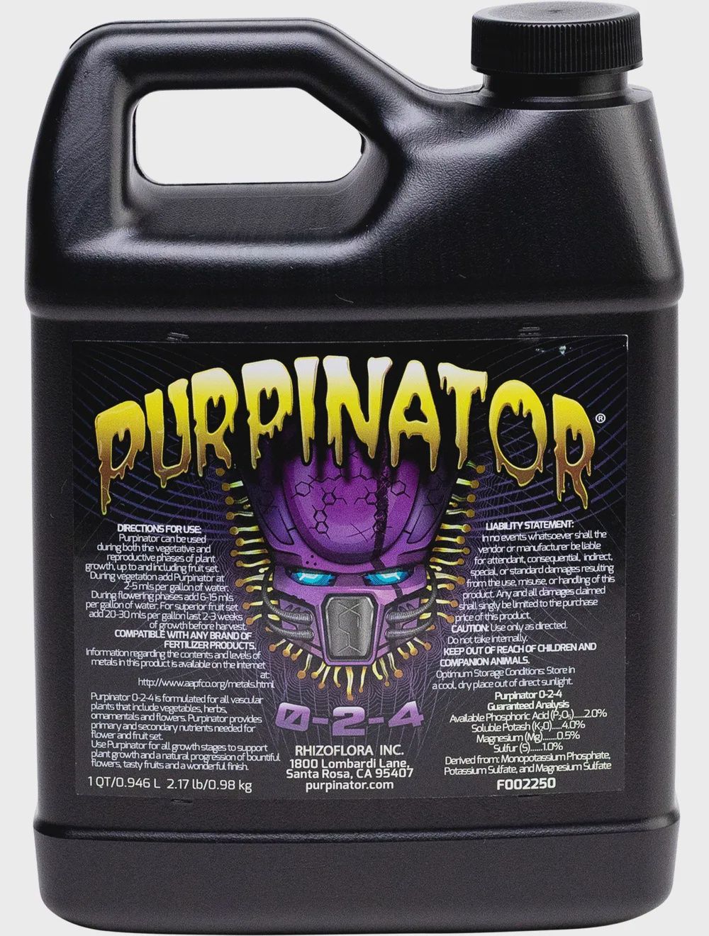 Purpinator, Size: 1qt